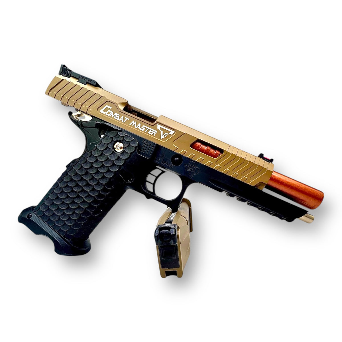 E&C HiCapa 2011 TTI STI Combat Master GBB Gel Blaster Pistol Replica