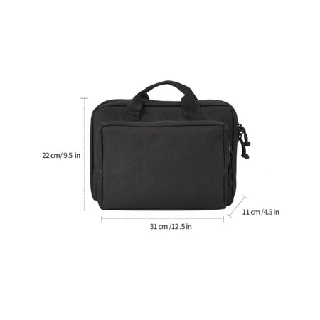 Tactical Softshell Twin Pouch Pistol Case