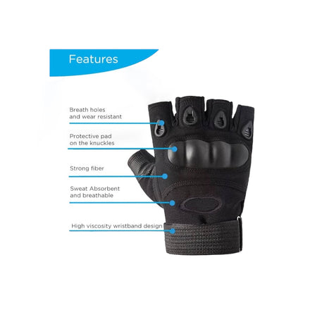 Oakey Factory Pilot Gloves - Black