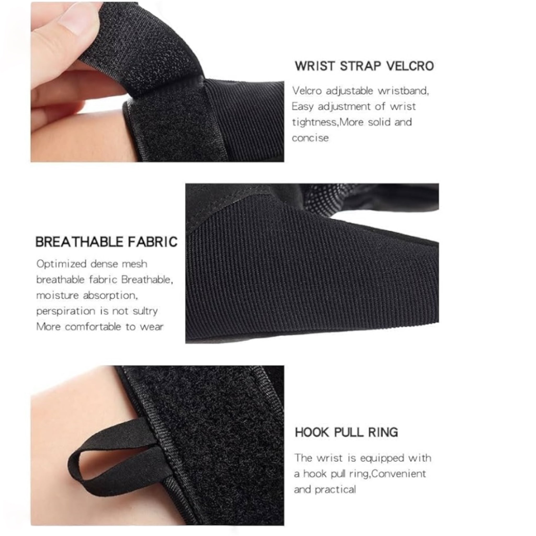 Oakey Tactical Gloves - Black