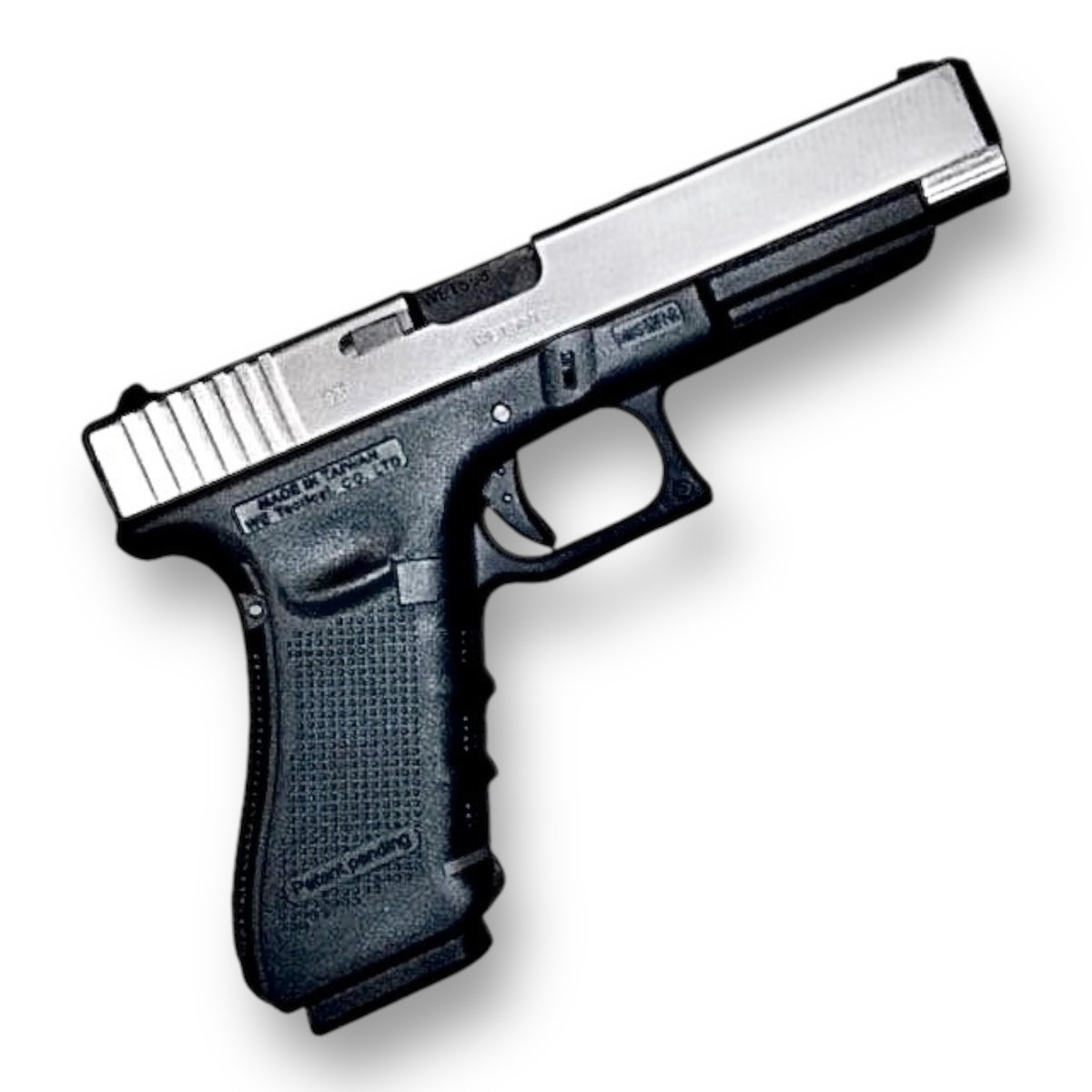 WE Tech Glock G34 Gen 3 GBB Gel Blaster Pistol G34 - WE-G008A-SV-GB Silver & Black