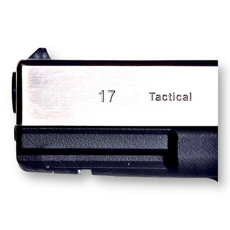 WE Tech Glock G17 Gen3 GBB Gel Blaster Pistol Replica - WE-G001A-SV-GB - 2-Tone Silver & Black