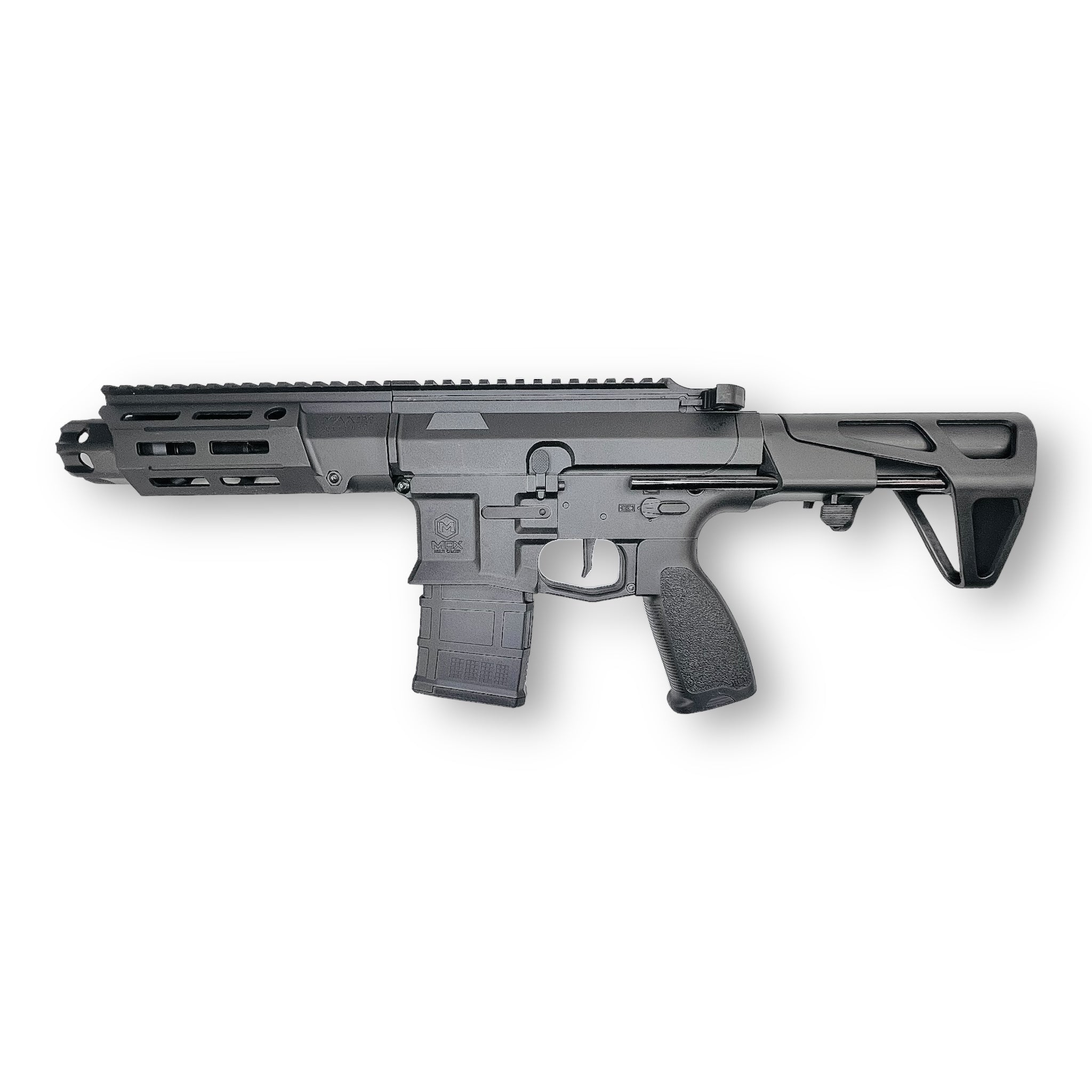 Black Maxim Defense PDX M4 CA-12 AEG CQB Gel Blaster Rifle with metal gears