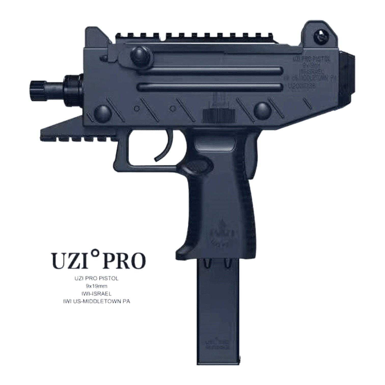 IWI UZI PRO Pistol AEG Gel Blaster SMG Replica – ZY666