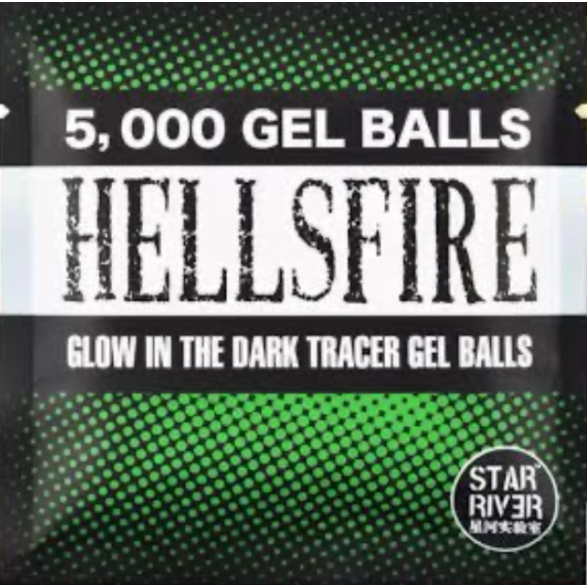 Star River Hellfire Glow In The Dark High Consistency Tracer Gel Balls