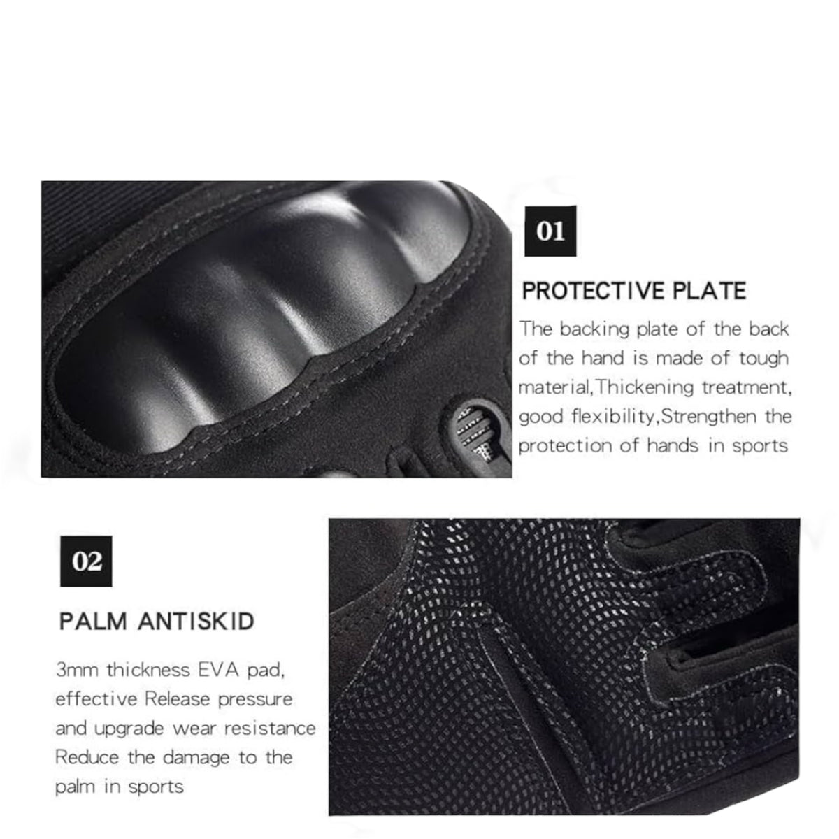 Oakey Tactical Gloves - Black