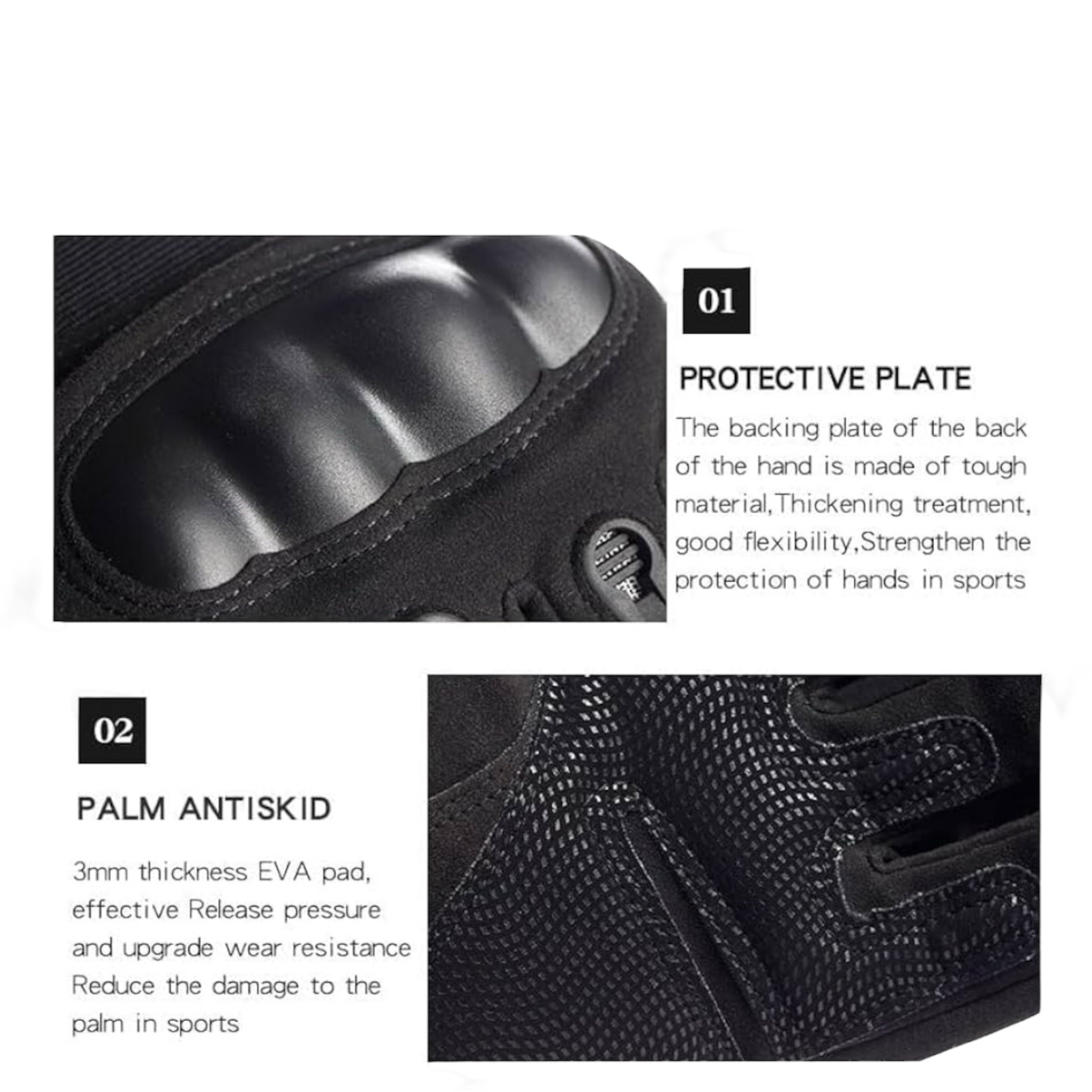 Oakey Tactical Gloves - Black