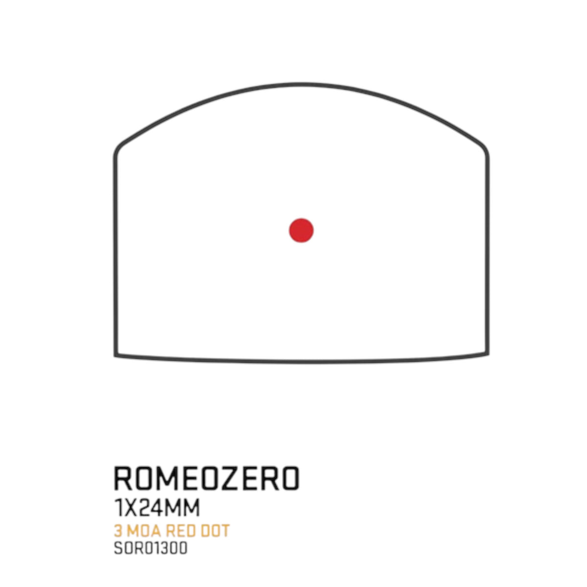 Sig Sauer Romeo Zero Micro Open Reflex Sight – 1x24mm Red Dot