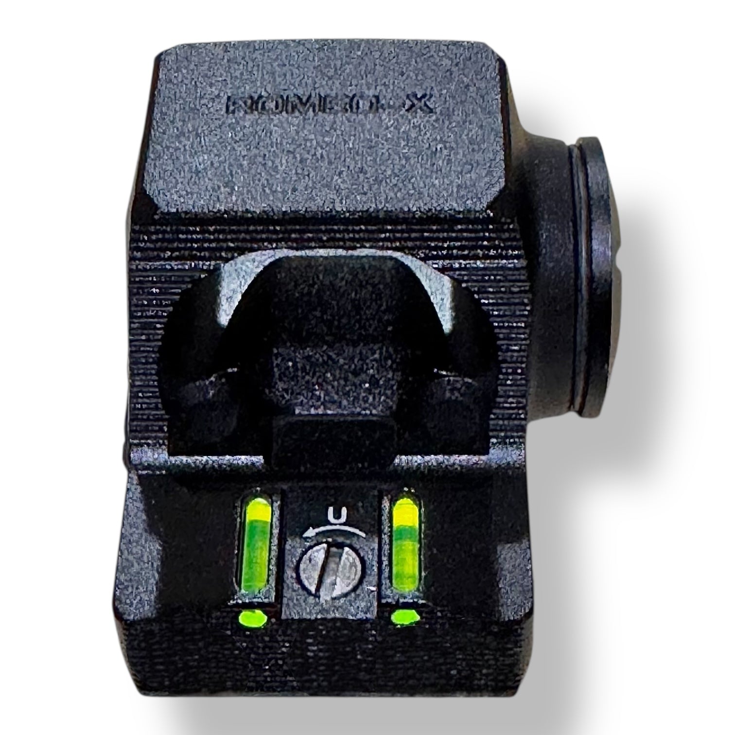 Sig Sauer Romeo-X 1x24mm Reflex Sight - Illuminated Green Dot RMR with inbuilt Fibre Optic rear dovetail sight & adjustable illumination levels