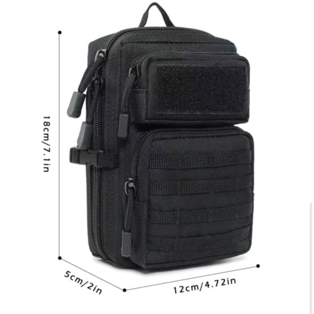 Tactical Utility Pouch for EDC Tools and Supplies – Black