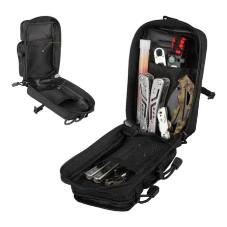 Tactical Utility Pouch for EDC Tools and Supplies – Black