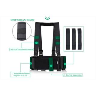 Amomax 9 Pouch Low Profile Chest Rig