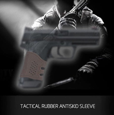Rubber Anti Slip Ventilated Pistol Grip Sleeve with side cutouts