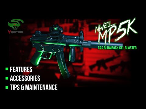 NWell MP5K Gas Blowback Gel Blaster ViperTac features & maintenance