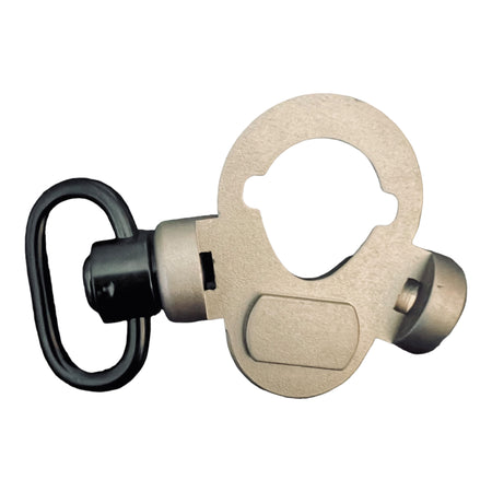 Troy Industries - Buffer Plate with Dual point QD Sling Adaptor & Bonus QD Sling Ring