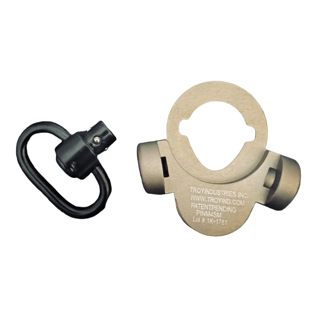 Troy Industries - Buffer Plate with Dual point QD Sling Adaptor & Bonus QD Sling Ring
