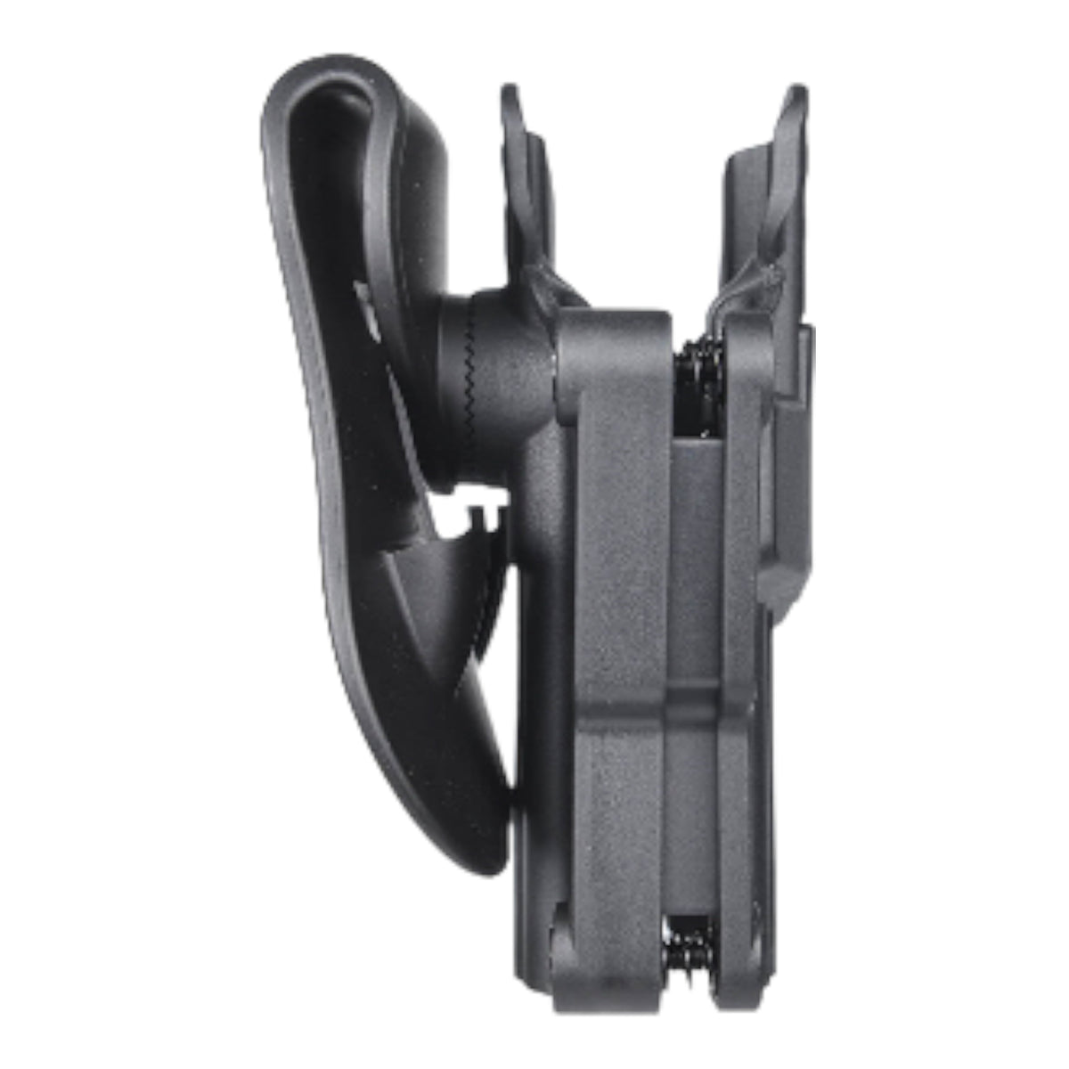 Cytac MegaFit Gen 2 Universal Holster with Belt Paddle Attachment  - Upgraded design for holstering pistols fitted with a Red Dot holographic Reticle (RMR) sight & accommodates higher iron sights with no snagging