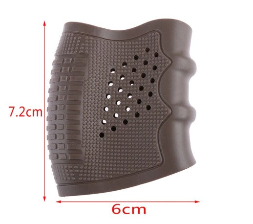 Rubber Anti Slip Ventilated Pistol Grip Sleeve with Moulded Finger Guides