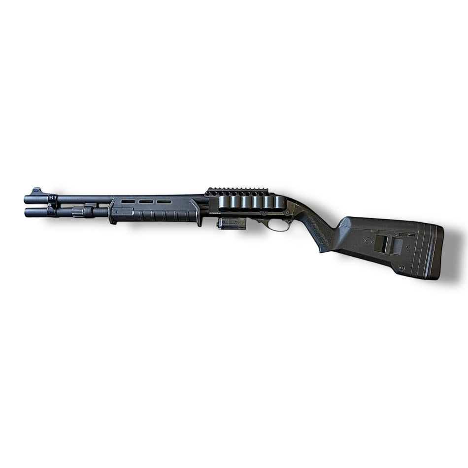 Golden Eagle Green Gas Pump Action Gel Blaster Shotgun - Black - GEL8888