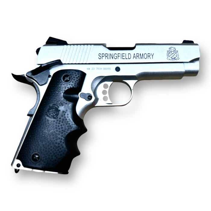 Double Bell Springfield Armoury 1911 4.3" V10 Ultra Compact .45 GBB Gel Blaster Pistol Replica -Silver - DB 793Y