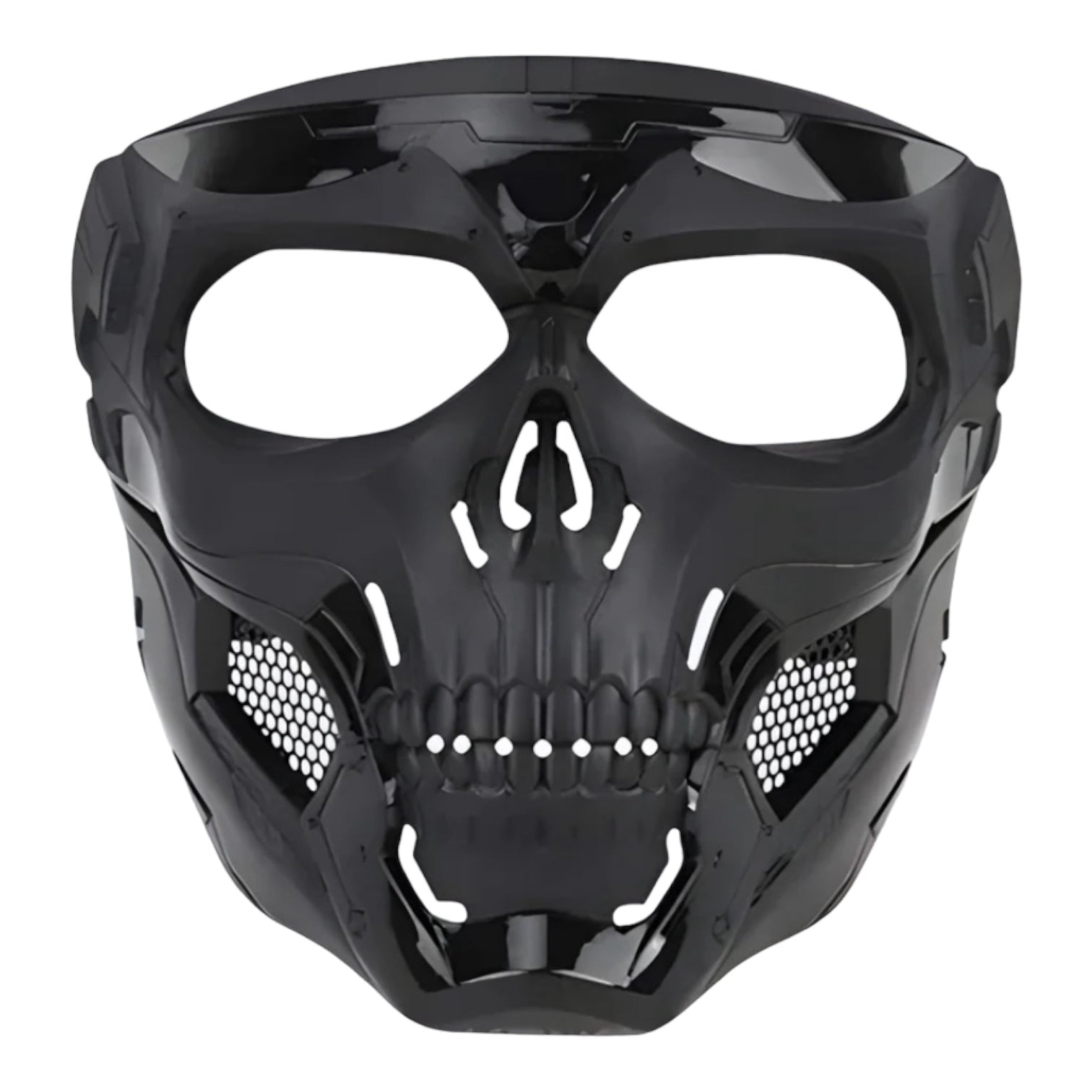 Skull Protective Face Mask - Black