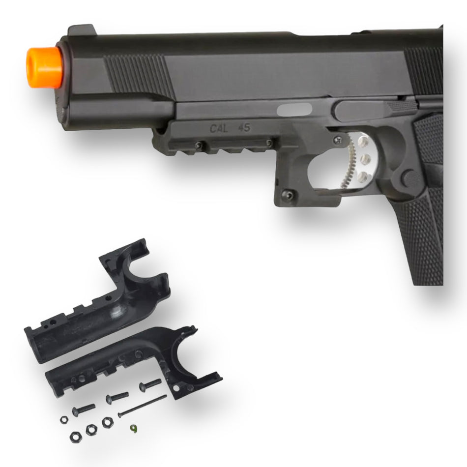 Element 1911 Gel Blaster Pistol Picatinny Tactical Lower Rail Sight Mount
