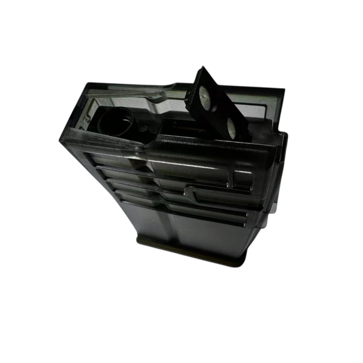 E&C HK417 Series AEG Gel Blaster Magazine – Bullet Style (Black Base Plate)