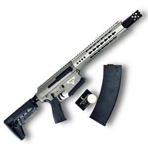 Double Bell JW4 TTI Genesis Arms GEN-12 Dracarys Shotgun AEG Gel Blaster - Gunmetal Grey - DB 040