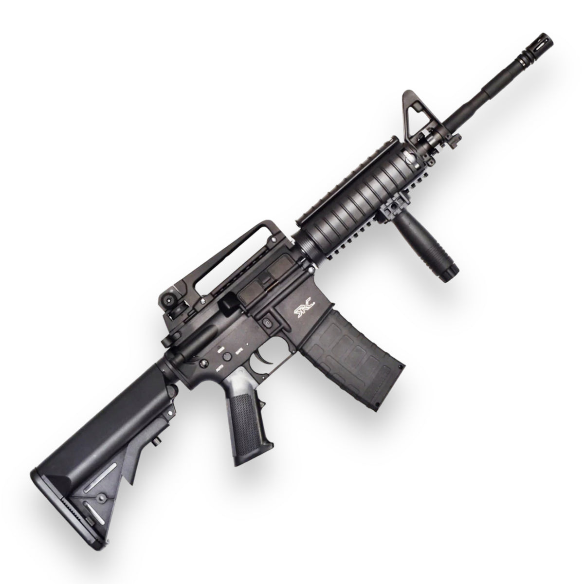 SRC SR4 R.I.S. M4 Full Metal Gen II AEG Gel Blaster Rifle Replica - Black - SR4-RIS-M4-BK