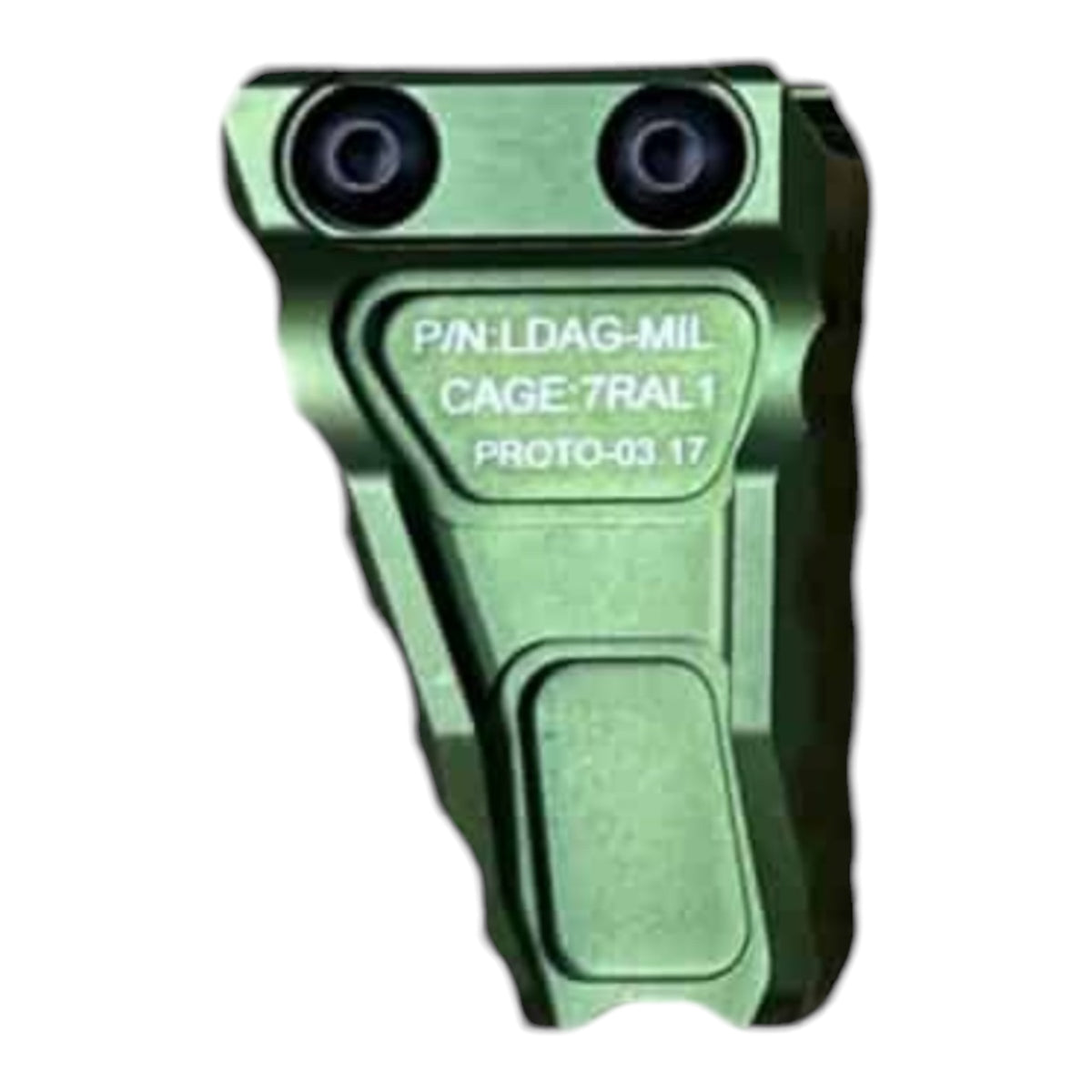 LDAG MIL AR-15 Foregrip - Picatinny Rail Mount - Green