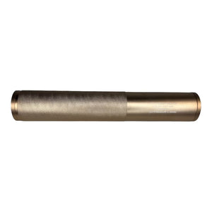 Troy Industries Cage 3E121 NATO 5.56mm Mock Suppressor - 14mm/19mm CCW Thread - Gold