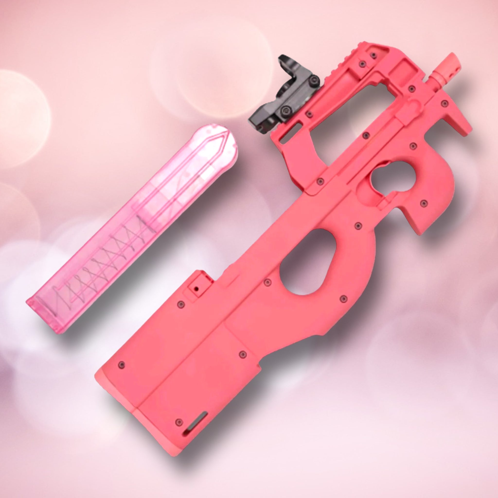 Bing Feng Vorpal Bunny P90 V3 Gel Blaster SMG Replica - Hot Pink