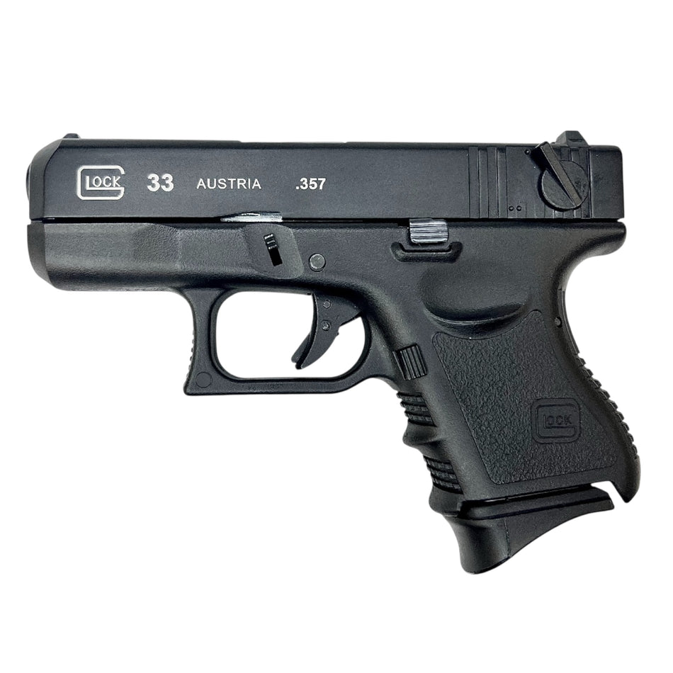Double Bell Glock G33 Gen3 Compact .357 Caliber GBB Gel Blaster Pistol Replica - 727 with Genuine Compact Mag