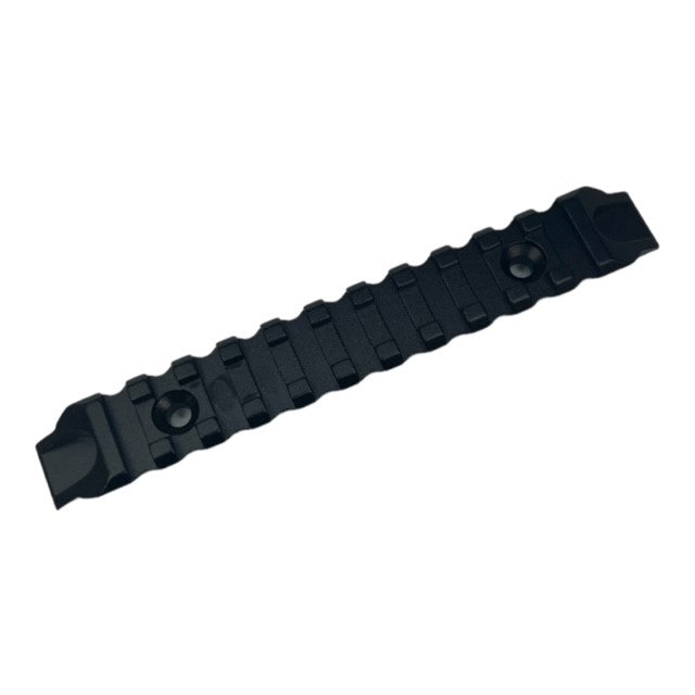 14cm Alloy Universal 11 Slot Rail - MLok & KeyMod Picatinny Rail - Black