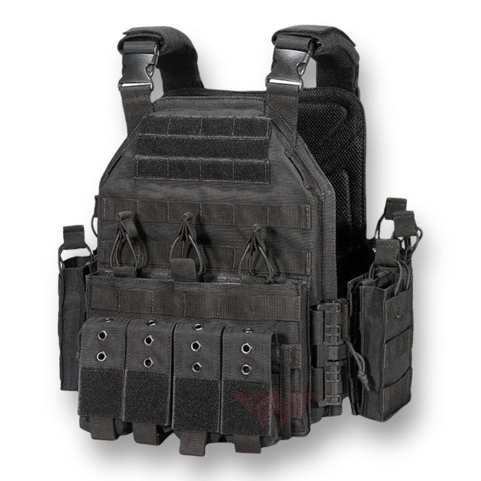 "The Ones Who Lived" The Walking Dead - Yakeda Tactical Combat Assault Plate Carrier Vest - Black - VT6026-3