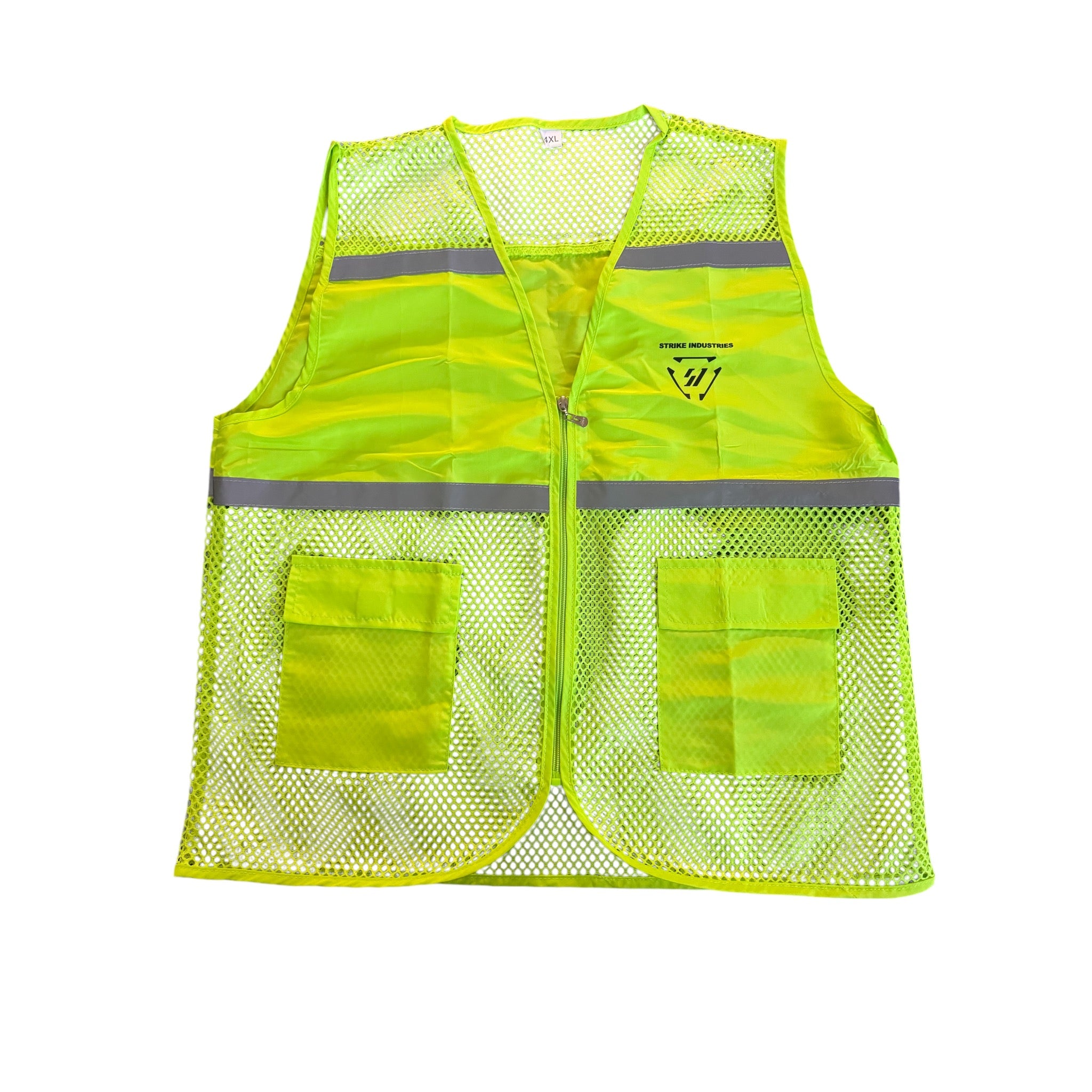 Strike Industries Hi-Vis Vest – Fluorescent Lime Green