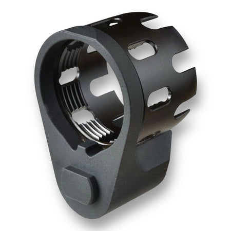 Strike Industries SI M4 QD Sling Mount Buffer Plate - CNC Aluminium Billet - Rear View - Black