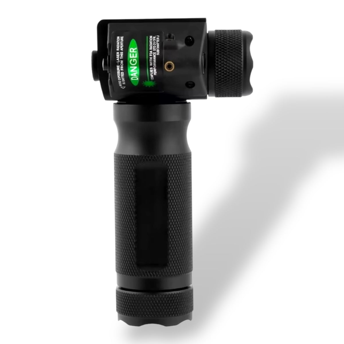 UTG Tactical Vertical Full Metal Foregrip with Integrated Flashlight & Green Laser - Picatinny Mount