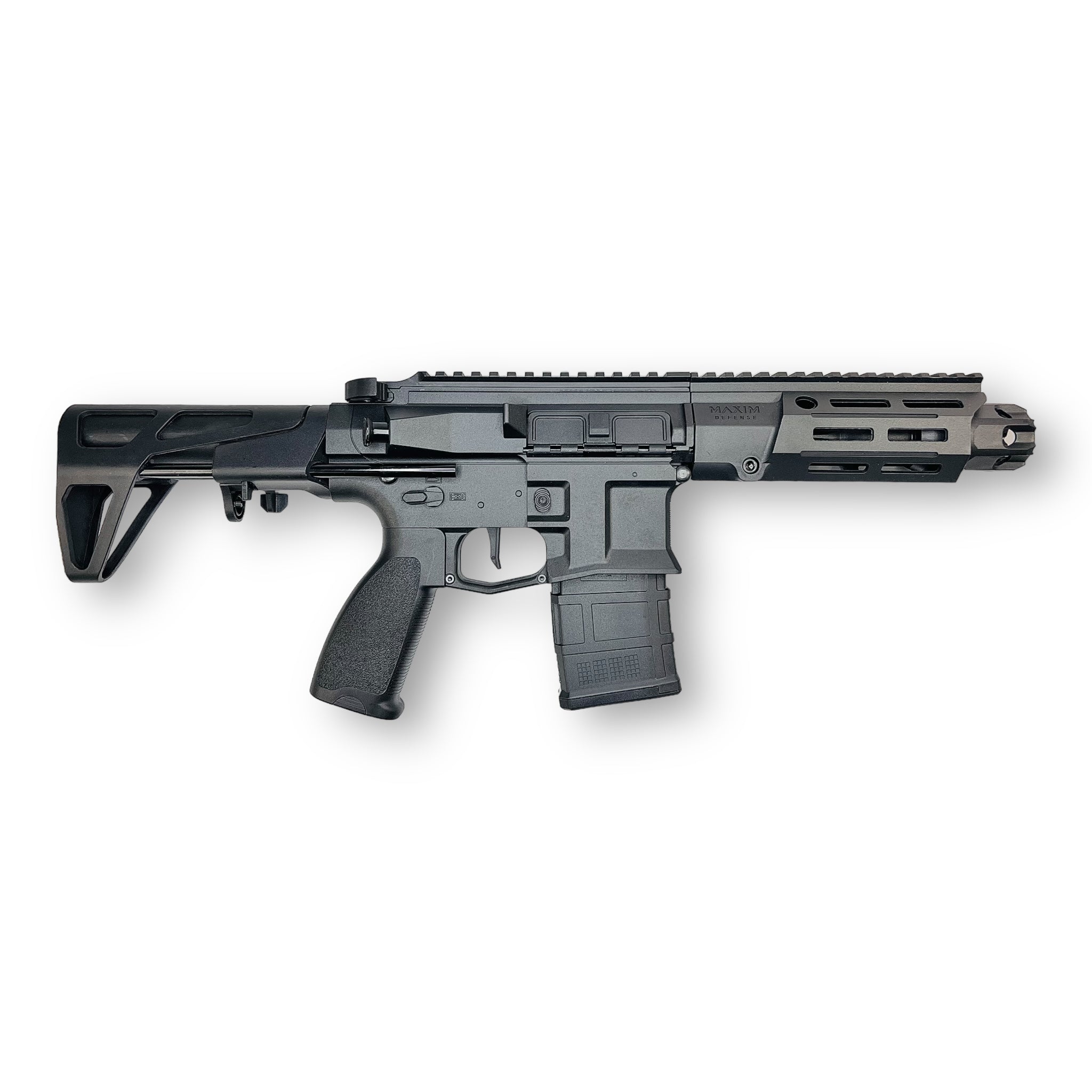 Black Maxim Defense PDX M4 CA-12 AEG CQB Gel Blaster Rifle with metal gears 