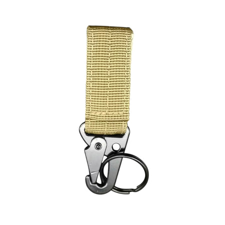 Molle Belt Loop Hanging Carabiner Clip - Tan