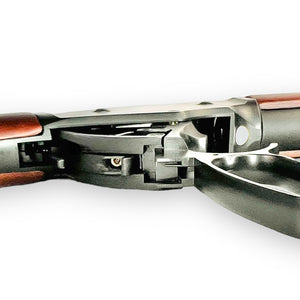 Golden Eagle S&T M1887 Standard 'Terminator' Wild Lever Action Shotgun Gel Blaster Replica - Black - GE8702W - Green Gas Fill Valve