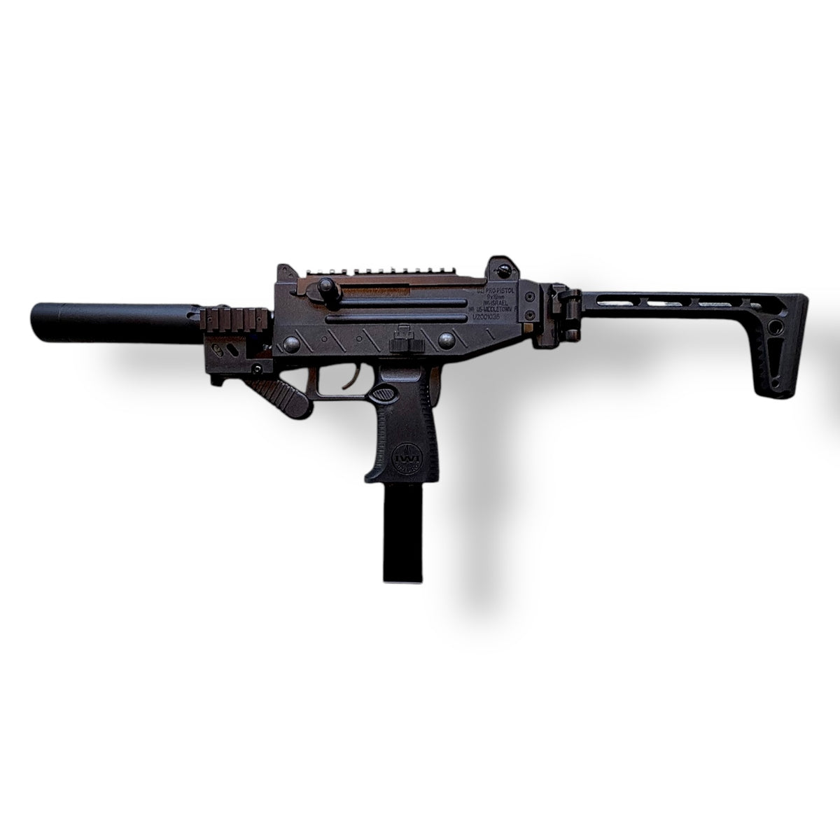 IWI UZI PRO Pistol AEG Gel Blaster SMG Replica – ZY666 + Option A Pack Upgrade