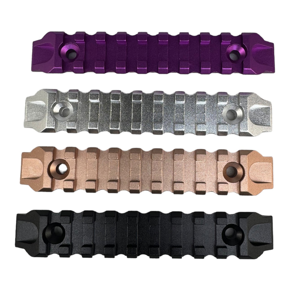 12cm Alloy Universal 9 Slot Rail - MLok & KeyMod Picatinny Rail