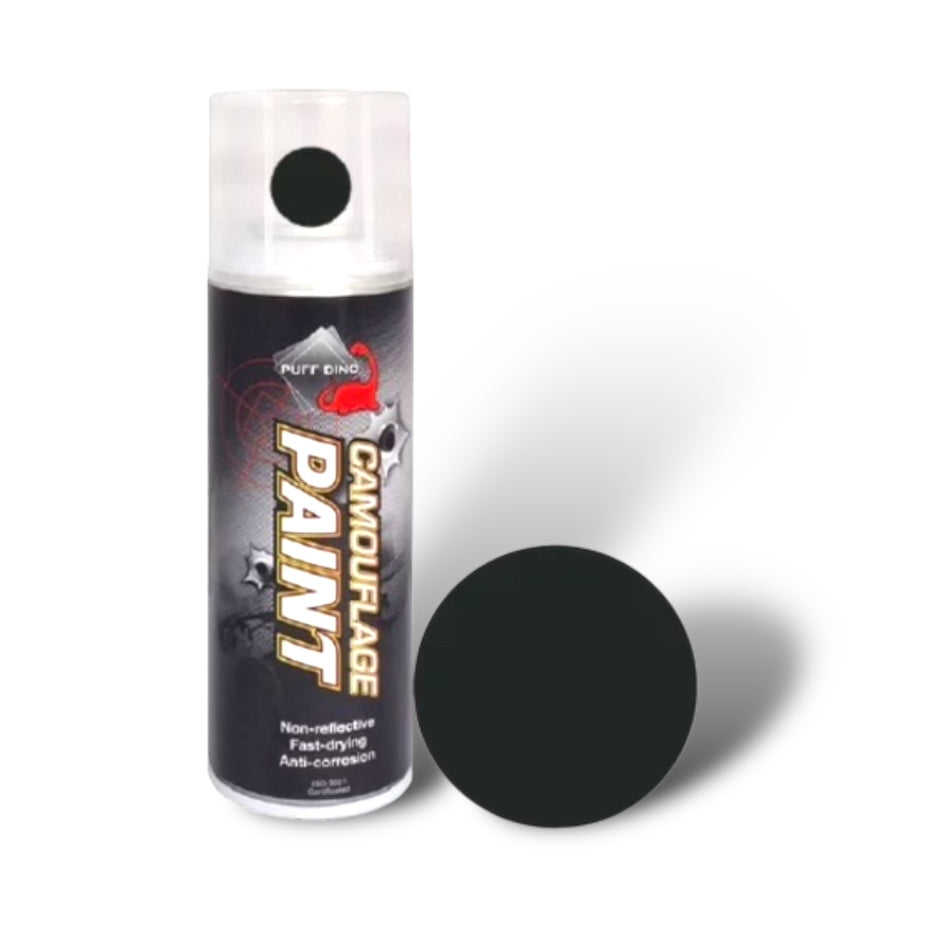 Puff Dino Camouflage Paint For Gel Blasters - Black