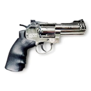 Smith & Wesson G500 'Killa' 4” Nickel Plated Silver Gel Blaster Revolver Replica as used in John Wick Chapter 4