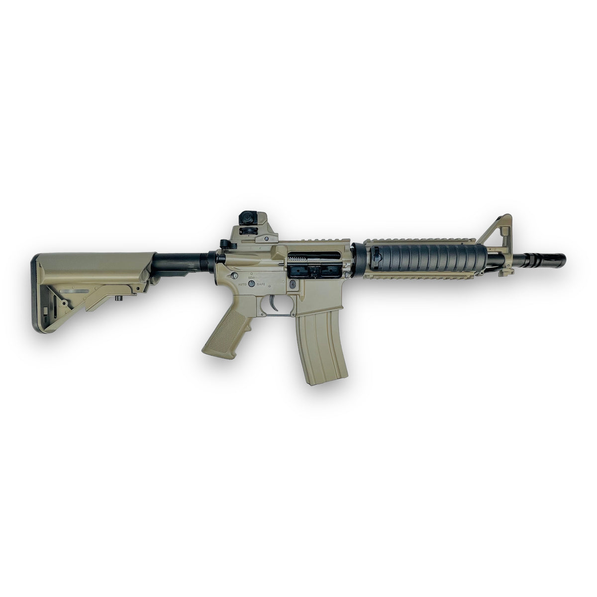 Double Bell - M4A1 CQB Gel Blaster Rifle - Metal Gearbox & Hop Up - Tan - BYT-061T