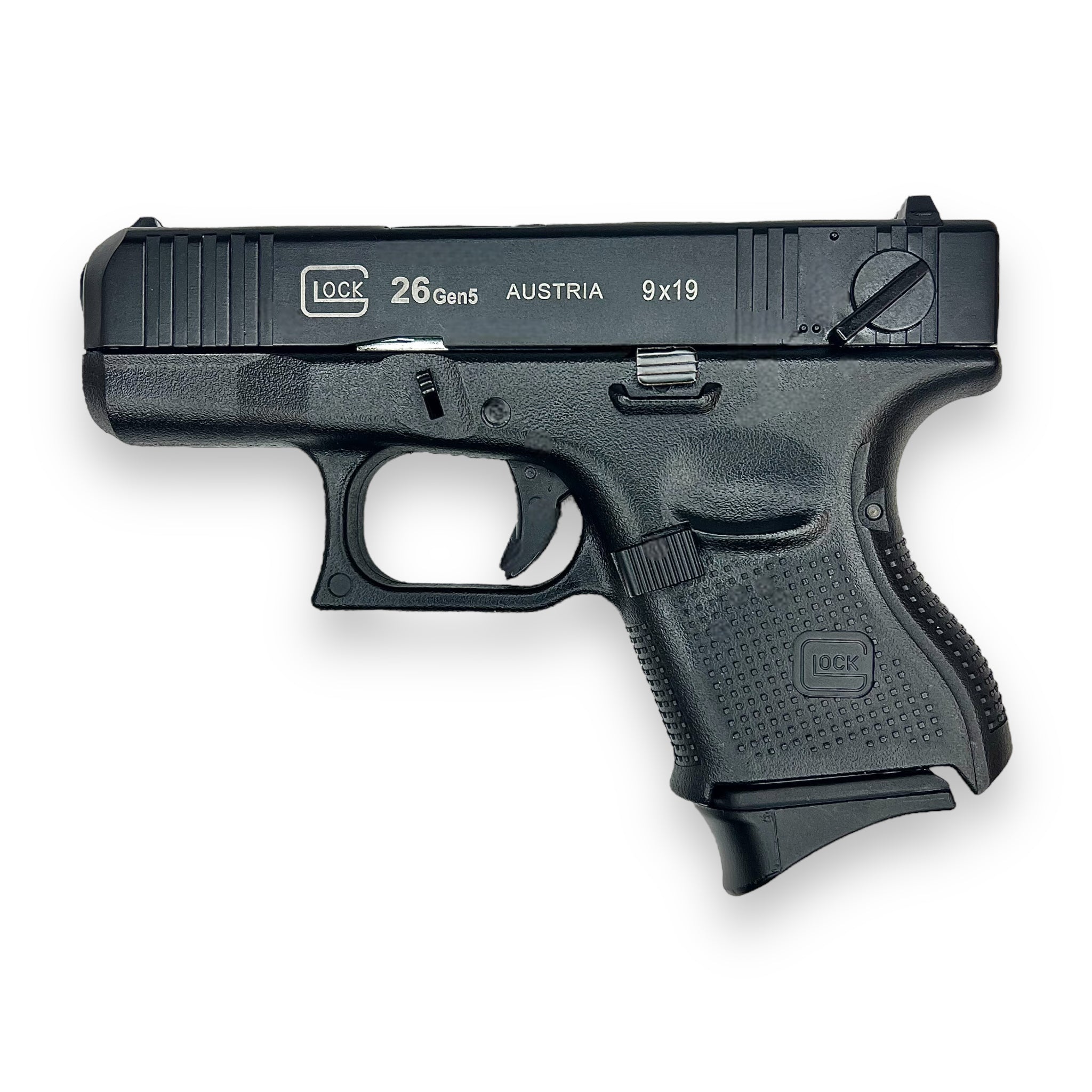 Double Bell Glock Gen5 G26c Compact Full Auto GBB Gel Blaster Pistol Replica with Genuine Compact Mag - 724B