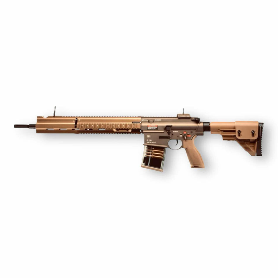 E&C Heckler & Koch HK G28 7.62mm MLOK Handguard DMR V2.5 AEG Gel Blaster Rifle Replica - EC-204-DY
