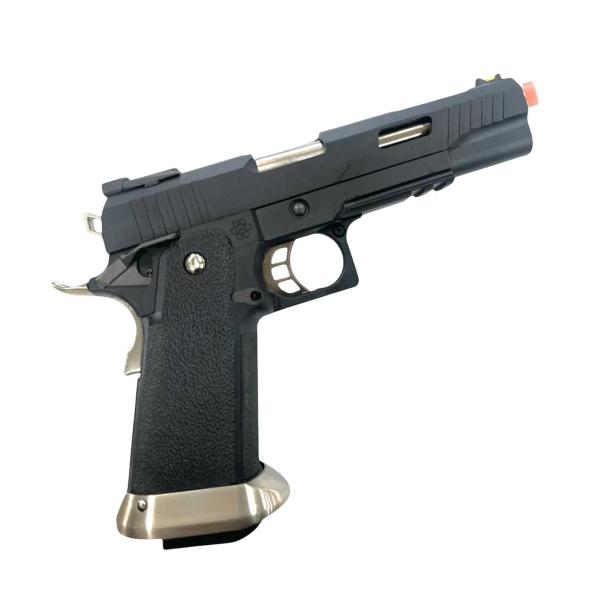 WE Tech 'T-REX' Hi-Capa 5.1" GBB Pistol - Black - No Markings