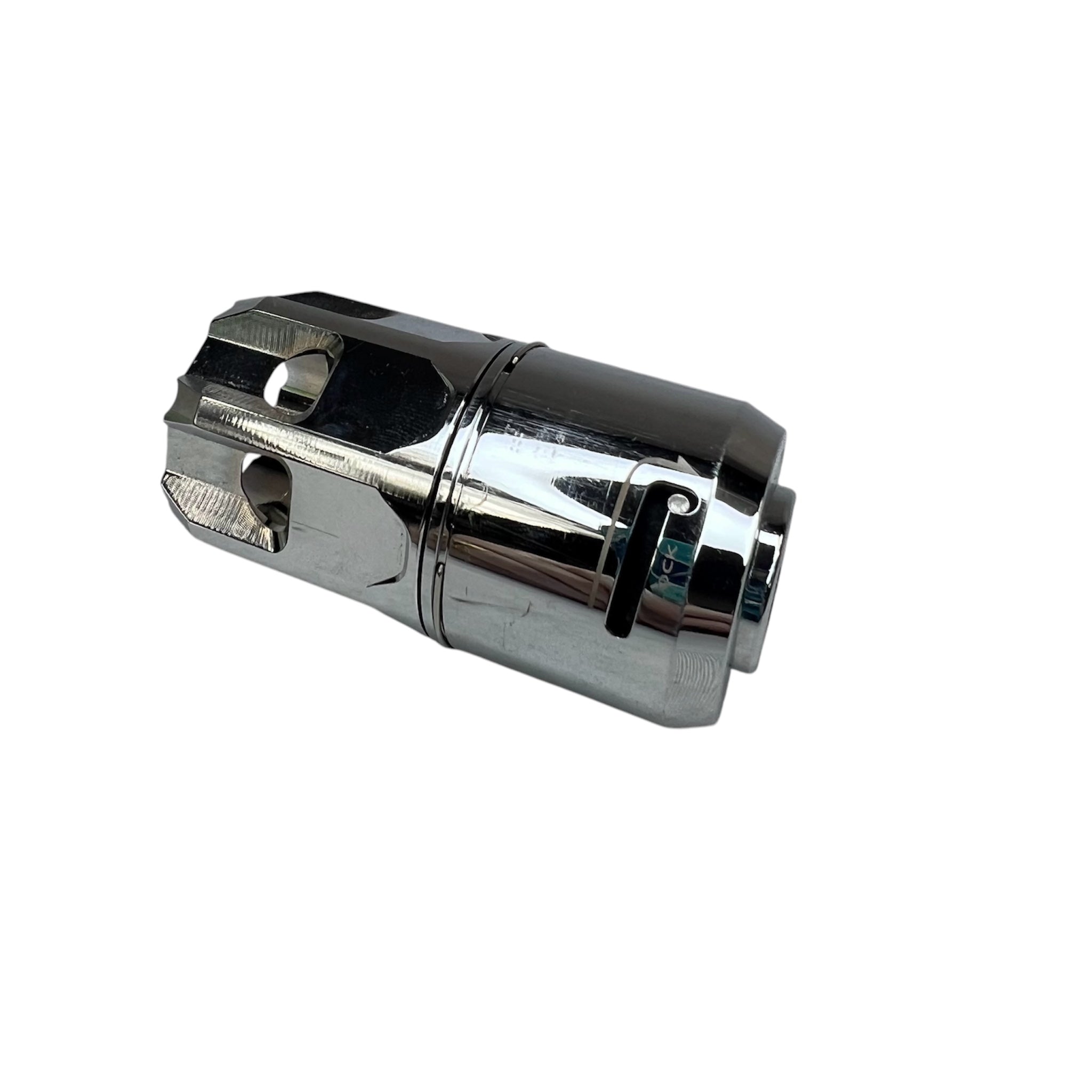 Strike Industries Oppressor Fat Muzzle – Chrome Silver